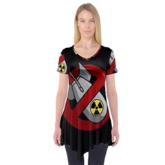 No Nuclear Weapons Short Sleeve Tunic 