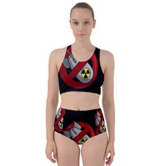 No Nuclear Weapons Racer Back Bikini Set