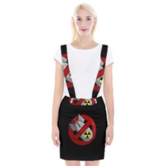 No Nuclear Weapons Braces Suspender Skirt