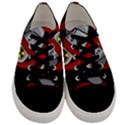 No nuclear weapons Men s Low Top Canvas Sneakers View1