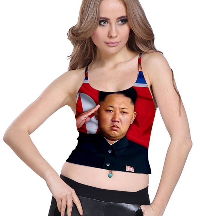 Kim Jong-Un Spaghetti Strap Bra Top