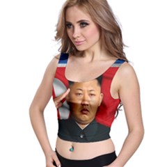 Kim Jong-un Crop Top by Valentinaart