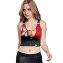 Kim Jong-Un Racer Back Crop Top View1