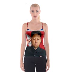 Kim Jong-un Spaghetti Strap Top by Valentinaart