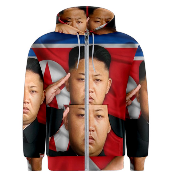 Kim Jong-Un Men s Zipper Hoodie