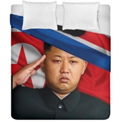 Kim Jong-un Duvet Cover Double Side (california King Size) by Valentinaart