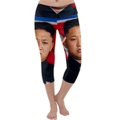 Kim Jong-un Capri Yoga Leggings by Valentinaart