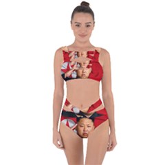 Kim Jong-un Bandaged Up Bikini Set  by Valentinaart