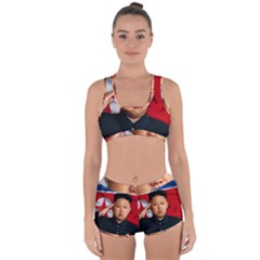 Kim Jong-un Racerback Boyleg Bikini Set by Valentinaart