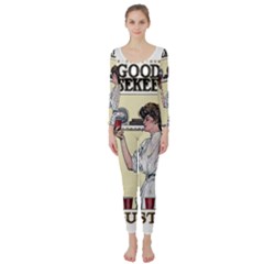 Good Housekeeping Long Sleeve Catsuit by Valentinaart