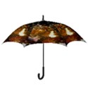 Wonderful Horse In Watercolors Hook Handle Umbrellas (Large) View3