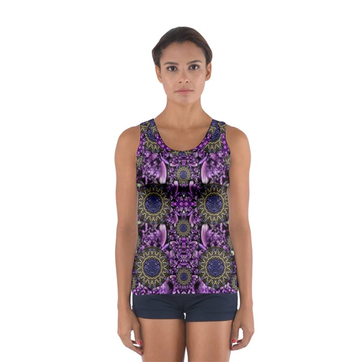 Flowers From Paradise In Fantasy Elegante Sport Tank Top 