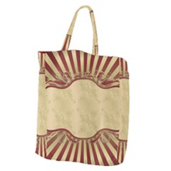 Art Deco Red Giant Grocery Zipper Tote by NouveauDesign