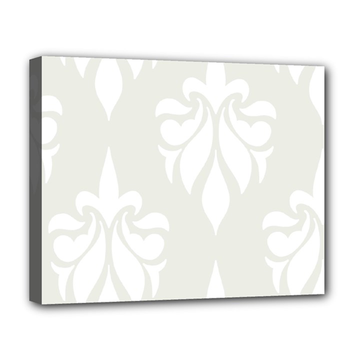 fleur de lis Deluxe Canvas 20  x 16  