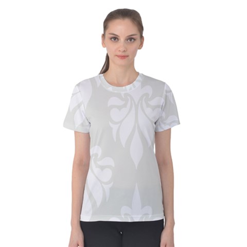 Fleur De Lis Women s Cotton Tee by NouveauDesign