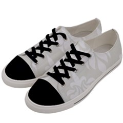 Fleur De Lis Men s Low Top Canvas Sneakers by NouveauDesign