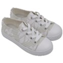 fleur de lis Kids  Low Top Canvas Sneakers View3