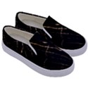 black marble Kids  Canvas Slip Ons View3