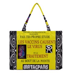 Ronald Story Vaccine  Medium Tote Bag by MRTACPANS