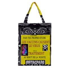 Vaccine  Story Mrtacpans Classic Tote Bag by MRTACPANS