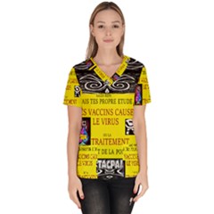 Vaccine  Story Mrtacpans Scrub Top by MRTACPANS