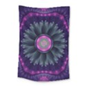 Beautiful Hot Pink And Gray Fractal Anemone Kisses Small Tapestry View1