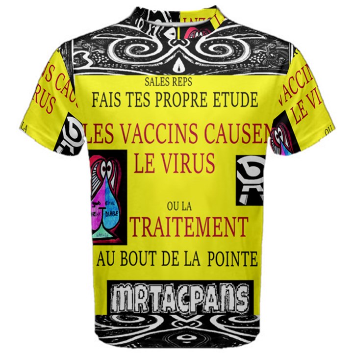 Vaccine  Story Mrtacpans Men s Cotton Tee