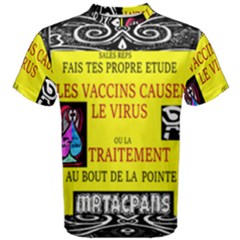 Vaccine  Story Mrtacpans Men s Cotton Tee by MRTACPANS