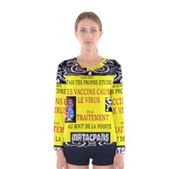 Vaccine  Story Mrtacpans Women s Long Sleeve Tee