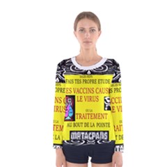 Vaccine  Story Mrtacpans Women s Long Sleeve Tee