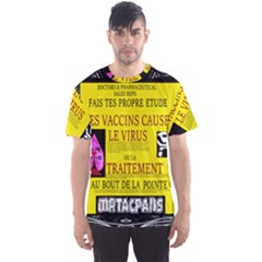 Ronald Story Vaccine Mrtacpans Men s Sports Mesh Tee