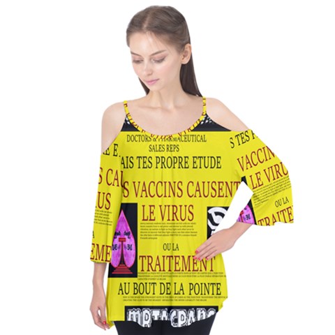 Ronald Story Vaccine Mrtacpans Flutter Tees by MRTACPANS