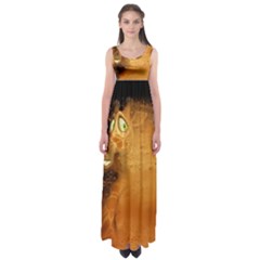 The Funny, Speed Giraffe Empire Waist Maxi Dress by FantasyWorld7