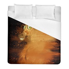 The Funny, Speed Giraffe Duvet Cover (full/ Double Size) by FantasyWorld7