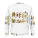 Happy Diwali Gold Golden Stars Star Festival Of Lights Deepavali Typography Men s Sweatshirt View2