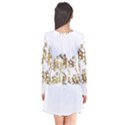 Happy Diwali Gold Golden Stars Star Festival Of Lights Deepavali Typography Flare Dress View2