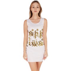 Happy Diwali Gold Golden Stars Star Festival Of Lights Deepavali Typography Bodycon Dress by yoursparklingshop