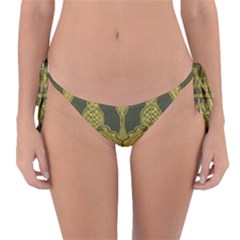 Art Nouveau Green Reversible Bikini Bottom by NouveauDesign