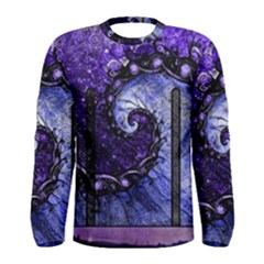 Beautiful Violet Spiral For Nocturne Of Scorpio Men s Long Sleeve Tee by jayaprime