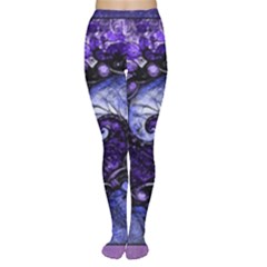 Beautiful Violet Spiral For Nocturne Of Scorpio Women s Tights by jayaprime