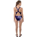 Beautiful Violet Spiral For Nocturne Of Scorpio Cut-Out Back One Piece Swimsuit View2