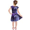 Beautiful Violet Spiral For Nocturne Of Scorpio Kids  Short Sleeve Dress View2