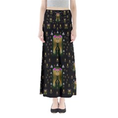 Queen In The Darkest Of Nights Full Length Maxi Skirt by pepitasart