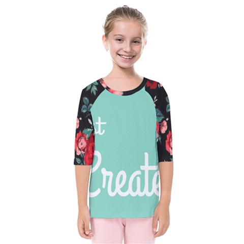 Bloem Logomakr 9f5bze Kids  Quarter Sleeve Raglan Tee by createinc