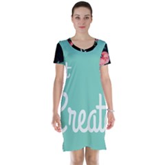 Bloem Logomakr 9f5bze Short Sleeve Nightdress by createinc