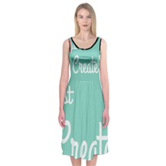 Bloem Logomakr 9f5bze Midi Sleeveless Dress by createinc