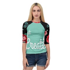 Bloem Logomakr 9f5bze Quarter Sleeve Raglan Tee