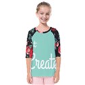 Bloem Logomakr 9f5bze Kids  Quarter Sleeve Raglan Tee View1