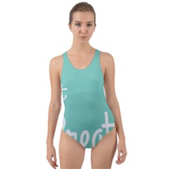 Bloem Logomakr 9f5bze Cut-out Back One Piece Swimsuit