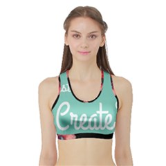 Bloem Logomakr 9f5bze Sports Bra With Border by createinc